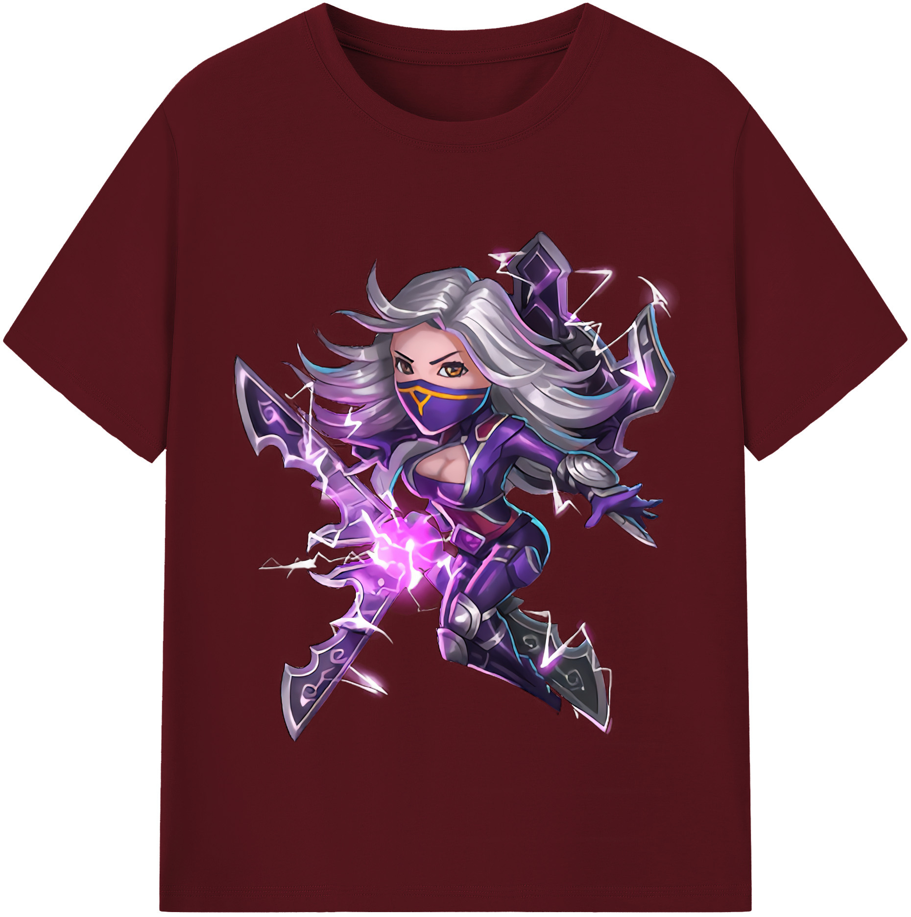 リーグ・オブ・レジェンド League of Legends LOL 綿100％半袖Tシャツ（フロントプリント）